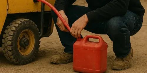 Blog Wide stealing fuel from a construction site