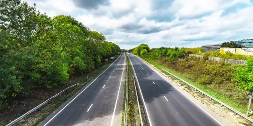 Blog Wide Empty high speed road