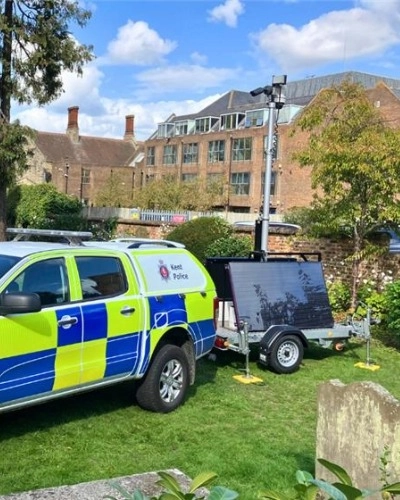 Kent Police Solar Trailer