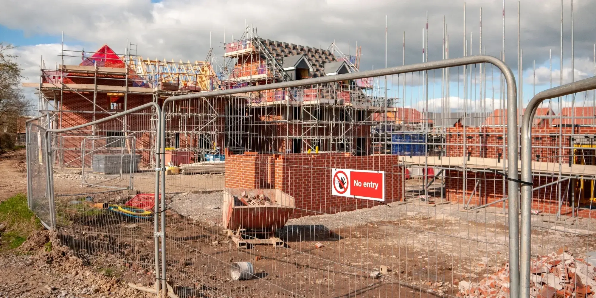 Residential Construction Site - Banner