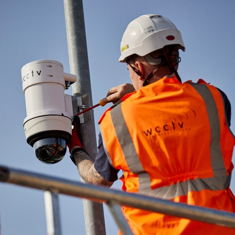 WCCTV Engineer With Redeployable Dome Camera