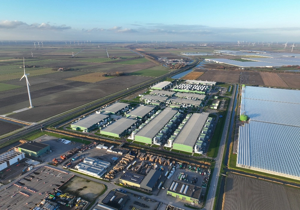 View From Above a Data Centre