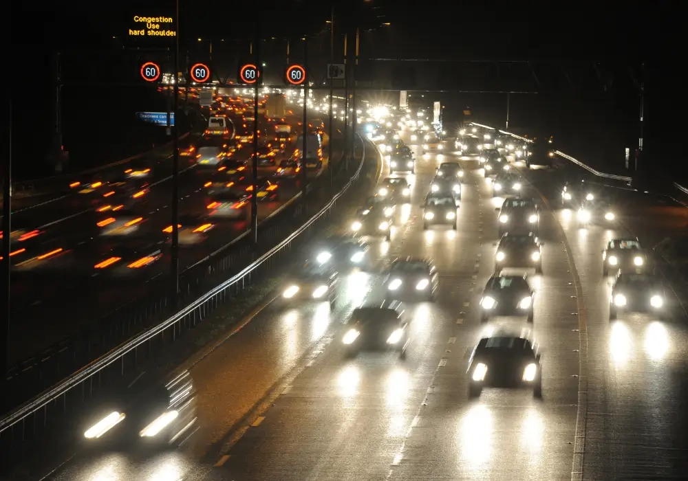 Blog Header Motorway with cars at night or winter months