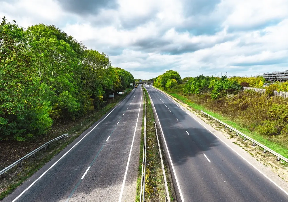 Blog Header Empty high speed road
