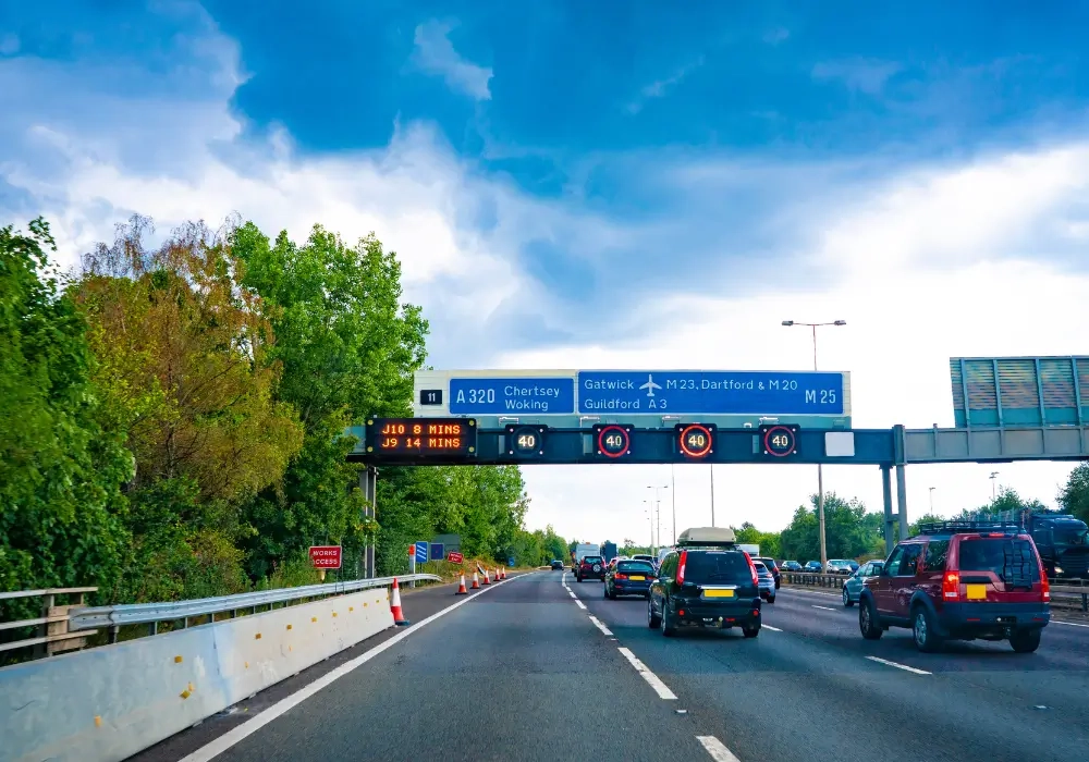 Blog Header Concrete Bollards on motorway with works entrance gap