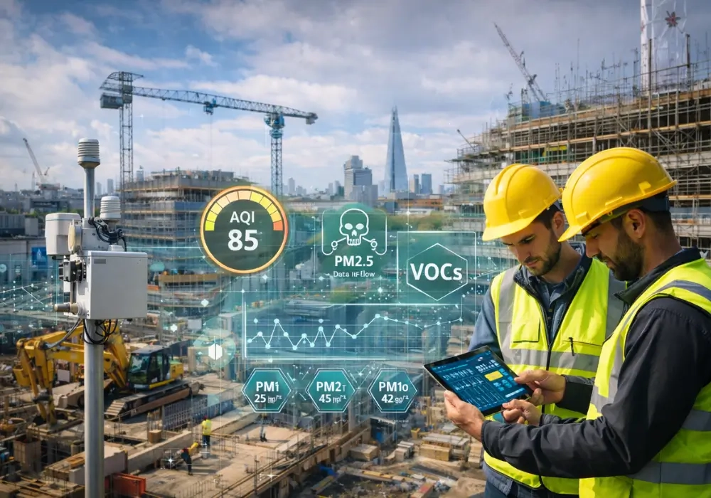 Blog Header Air Quality Monitoring Within Construction