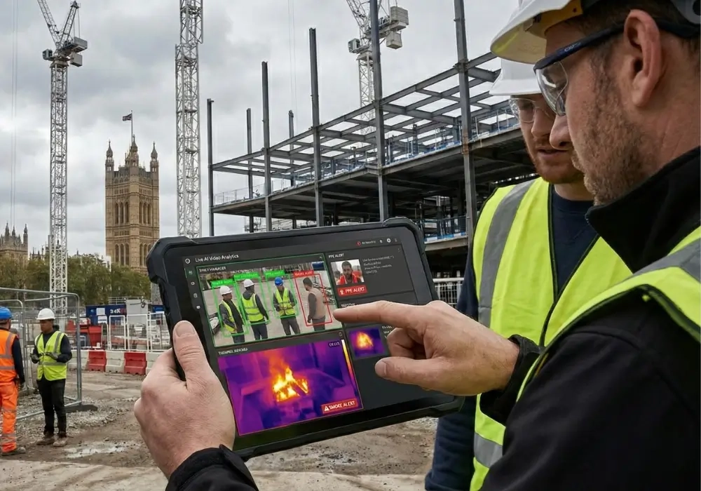 Blog Header How AI-Video Analytics for PPE, Fire and Smoke Detection