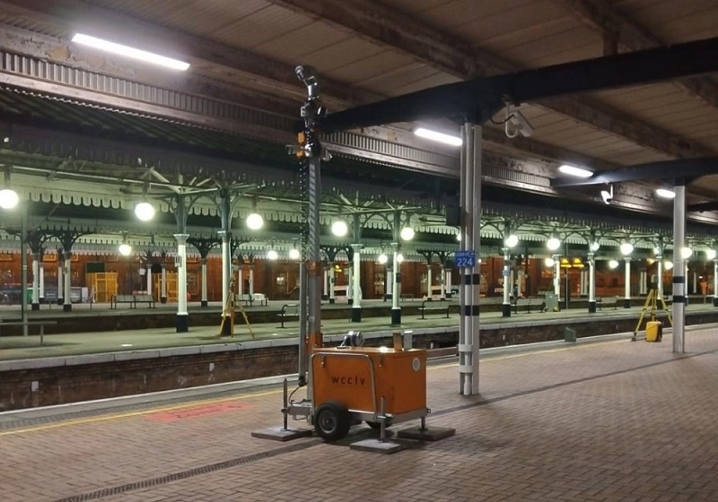 Network Rail CCTV Tower at York Station